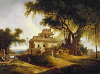 Ruins of the Naurattan, Sasaram, Bihar, 1811 (oil on canvas) | Obraz na stenu