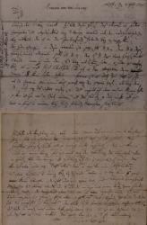 Letter from Leopold Mozart informing J.J. Lotter of the birth of his son, Amadeus Mozart, 9th February 1756 (pen & ink on paper) | Obraz na stenu