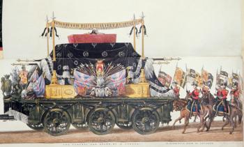 Funeral Car of the Duke of Wellington, 1853 (engraving) | Obraz na stenu