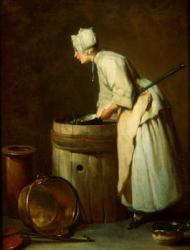 The Scullery Maid, 1738 (oil on canvas) | Obraz na stenu