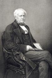 Sir Fitzroy Kelly (1796-1880) engraved by D.J. Pound from a photograph, from 'The Drawing-Room of Eminent Personages, Volume 2', published in London, 1860 (engraving) | Obraz na stenu