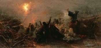 Self-Immolation, 1884 (oil on canvas) | Obraz na stenu