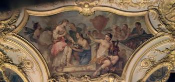 Decorative panel from the Oval Salon illustrating the Story of Psyche, 1732-39 (oil on panel) | Obraz na stenu