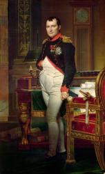 Napoleon Bonaparte (1769-1821) in his Study at the Tuileries, 1812 (oil on canvas) | Obraz na stenu
