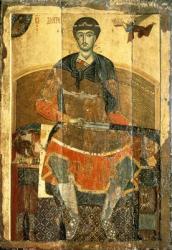 St. Demetrius of Salonica, 12th century (tempera on panel) | Obraz na stenu