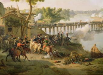 The Battle of Lodi, 10th May 1796, detail of Napoleon (1769-1821) and his staff, c.1804 (oil on canvas) | Obraz na stenu