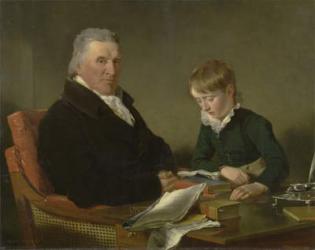 Francis Noel Clarke Mundy and his Grandson, William Mundy, 1809 (oil on canvas) | Obraz na stenu