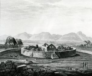 Peruvian Monument of Canar (engraving) | Obraz na stenu