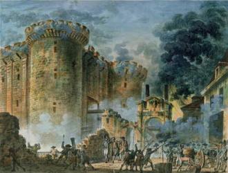 The Taking of the Bastille, 14th July 1789 (oil on canvas) | Obraz na stenu
