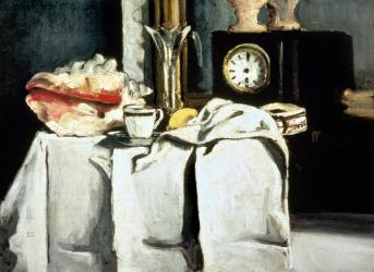 The Black Marble Clock, c.1870 (oil on canvas) | Obraz na stenu