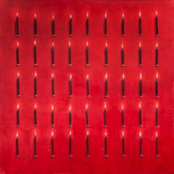 Forty-five candles, Sri Lanka, 2012 (acrylic on canvas) | Obraz na stenu