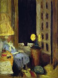 Femme lisant, le soir | Obraz na stenu
