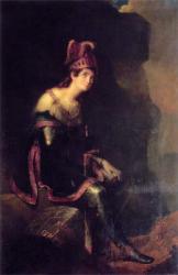 Princess Zinaida Volkonskaya in Tancred Dress, 1820 (oil on canvas) | Obraz na stenu