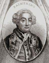 Arthur Elphinstone, 6th Lord Balmerino, 1688  1746. Scottish nobleman and officer in the Jacobite army. From a 19th century print. | Obraz na stenu