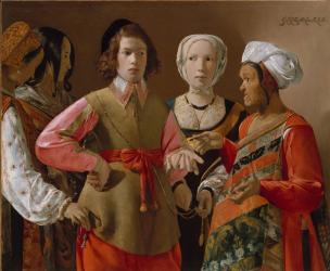 The Fortune Teller, c.1635 (oil on canvas) | Obraz na stenu