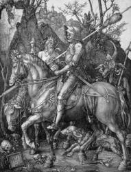 Knight, Death and the Devil, 1513 (copper plate engraving) | Obraz na stenu