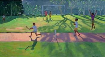 Cricket, Sri lanka, 1998 (oil on canvas) | Obraz na stenu