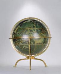 Celestial Globe, one of a pair known as the 'Brixen' globes, 1522 (pen & ink, w/c & gouache on wood) | Obraz na stenu