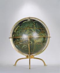 Celestial Globe, one of a pair known as the 'Brixen' globes, 1522 (pen & ink, w/c & gouache on wood) | Obraz na stenu