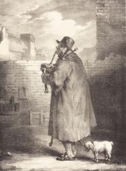 The Piper, c.1821 (lithograph on wove paper) | Obraz na stenu