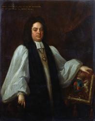 Portrait of Bishop John Robinson (1650-1723) c.1711 (oil on canvas) | Obraz na stenu