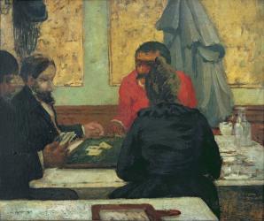 Card Players, 1883 (oil on card) | Obraz na stenu