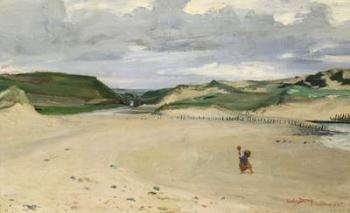 The Beach at Ambleteuse, 1869 (oil on canvas) | Obraz na stenu
