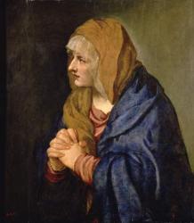 The Madonna of Sorrows (oil on canvas) | Obraz na stenu