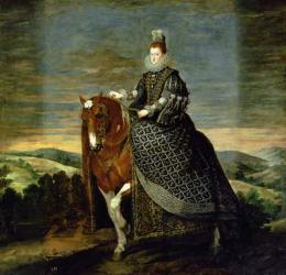 Portrait of Queen Margaret of Austria (1584-1611) 1629-35 (oil on canvas) | Obraz na stenu