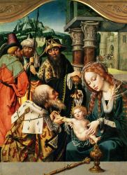 The Adoration of the Magi (oil on panel) | Obraz na stenu