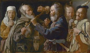The Beggars' Brawl, c.1625-30 (oil on canvas) | Obraz na stenu