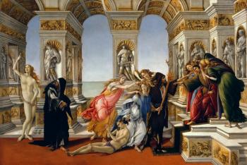 Calumny of Apelles, 1497-98 (oil on panel) | Obraz na stenu