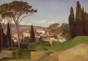 View of a Roman Villa, 1844 (oil on canvas) | Obraz na stenu