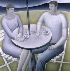 Man and Woman, 1998 (oil on canvas) | Obraz na stenu