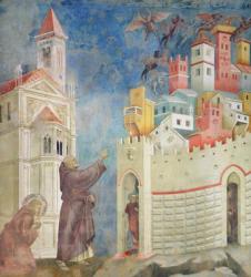The Expulsion of the Devils from Arezzo, 1297-99 (fresco) | Obraz na stenu