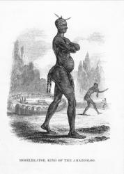 Moselekatse King of the Amazooloo, 1852 (litho) | Obraz na stenu