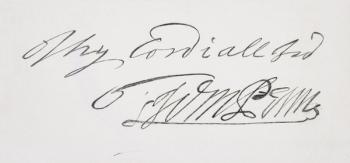 Signature of William Penn (pen & ink on paper) | Obraz na stenu