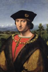 Portrait of Charles d'Amboise (1471-1511) Marshal of France (oil on panel) | Obraz na stenu