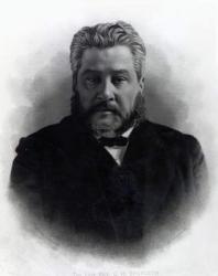 Reverend Charles Haddon Spurgeon, after a photograph by Elliot & Fry (engraving) | Obraz na stenu