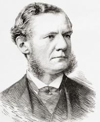 William Lidderdale, 1832 1902. British merchant and governor of the Bank of England. From The Review of Reviews, published 1891 | Obraz na stenu