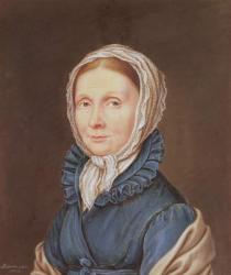 Juliane, Baroness von Kruedener (1764-1824) nee Vietinghoff-Scheel, 1822 (gouache on paper) | Obraz na stenu
