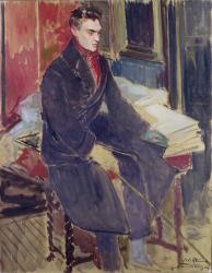 Portrait of Raymond Radiguet (1903-23) (oil on canvas) | Obraz na stenu
