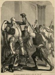 The Populace Compelling Louis XVI to Adopt the 'Red Cap', 1792 (engraving) | Obraz na stenu