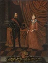 Casimir and Elizabeth (oil on canvas) | Obraz na stenu
