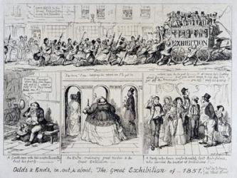 Mayhew's Great Exhibition of 1851: Odds and Ends, in, out, and about, 1851 (etching) | Obraz na stenu