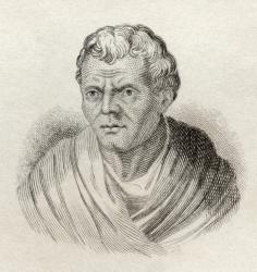 Menander, from 'Crabb's Historical Dictionary', published 1825 (litho) | Obraz na stenu