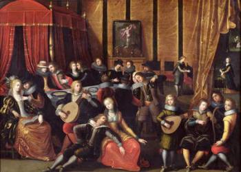 The Spanish Concert or, The Gallant Rest (oil on panel) | Obraz na stenu