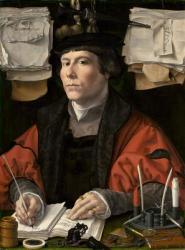 Portrait of a Merchant, c.1530 (oil on panel) | Obraz na stenu