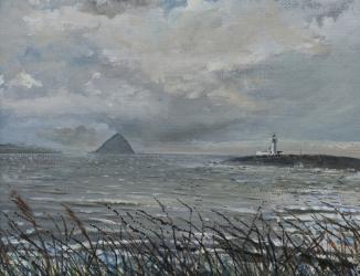 Ailsa Craig from Arran, 2007, (Acrylic on canvas board) | Obraz na stenu