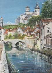 Chattillons sur Seine, France, 2007, (Acrylic on Canvas Board) | Obraz na stenu